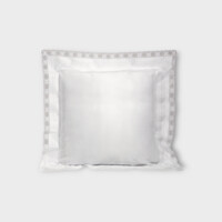 DEA Biancheria da letto 860  FEDERA 4 VOLANTS (RASO DI COTONE RICAMATO)   white