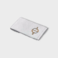 DEA Biancheria bagno CHAINE T. ASCIUGAMANO DA CORTESIA   white/moka