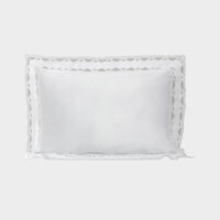 DEA Biancheria da letto MILO Federa 4 volants   white