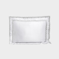 DEA Biancheria da letto MILO Federa 4 volants   white