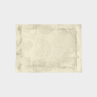 DEA Biancheria da letto FEUILLAGE FEDERA 4 VOLANTS  (JACQUARD) Timothy Corrigan for Dea   white/ivory