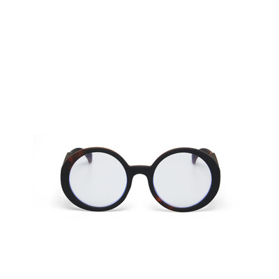 OKKIA Lettura Laura lettura Round Grande havana black (lenti marroni)