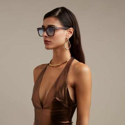 OKKIA Sole Giovanni   classic havana e blu (lenti blu)