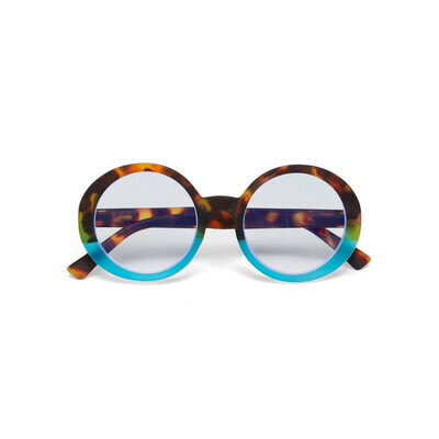 OKKIA Lettura Laura lettura Round Grande havana e blue