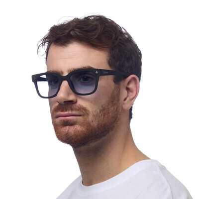 OKKIA Sole Giovanni   nero e grigio (lenti blu)