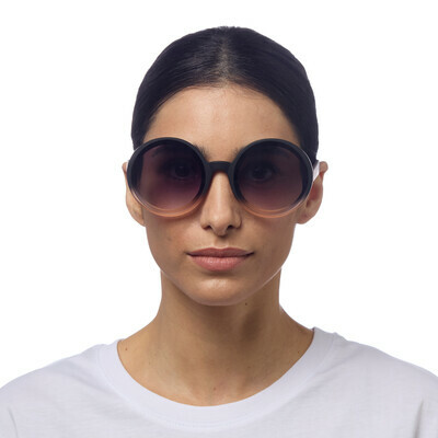 OKKIA Sole Monica Round black shaded rose