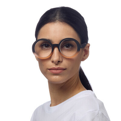 OKKIA Lettura Laura lettura Round Grande black shaded rose