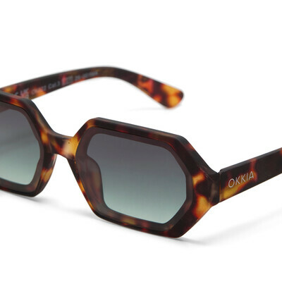 OKKIA Sole Andrea   classic havana (lenti verdi)