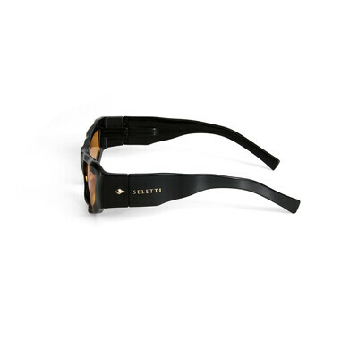 OKKIA Sol COLORADO SELETTI X OKKIA negro (lentes amarillas)