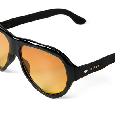 OKKIA Sol FLORIDA SELETTI X OKKIA negro (lentes amarillas)