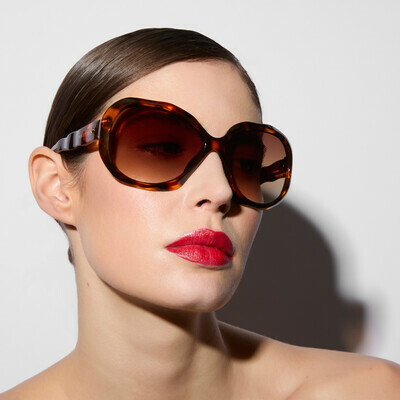 OKKIA Sol CALIFORNIA SELETTI X OKKIA classic havana (lentes verdes)