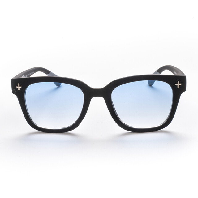 OKKIA Sol Giovanni   negro y gris (lentes azules)