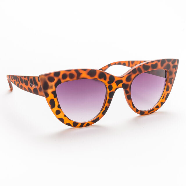 OKKIA Sole Claudia Big Cat Eye tartaruga