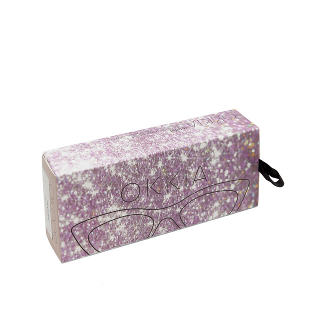 OKKIA Lettura Adriana lettura Small Cat Eye rosa glitter