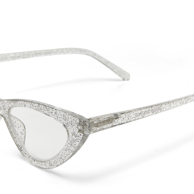 OKKIA Lettura Adriana lettura Small Cat Eye grigio glitter