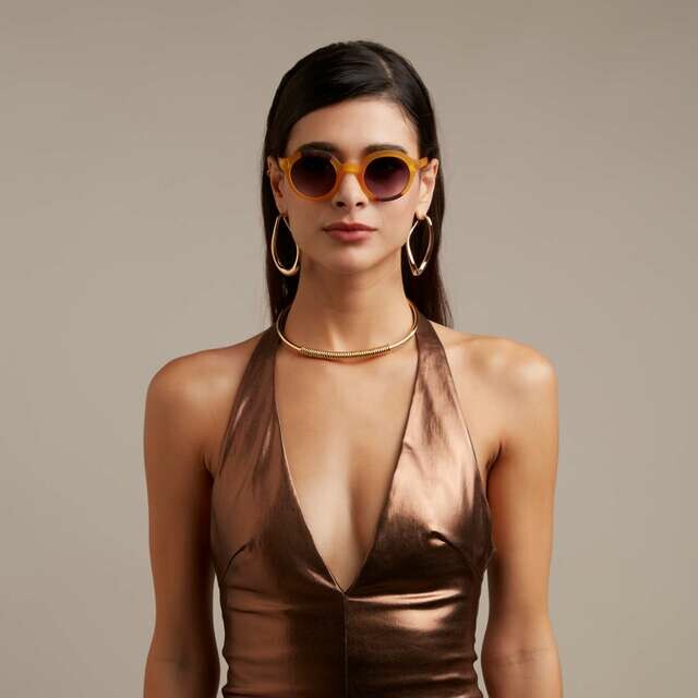 OKKIA Soleil Lauro Round jaune