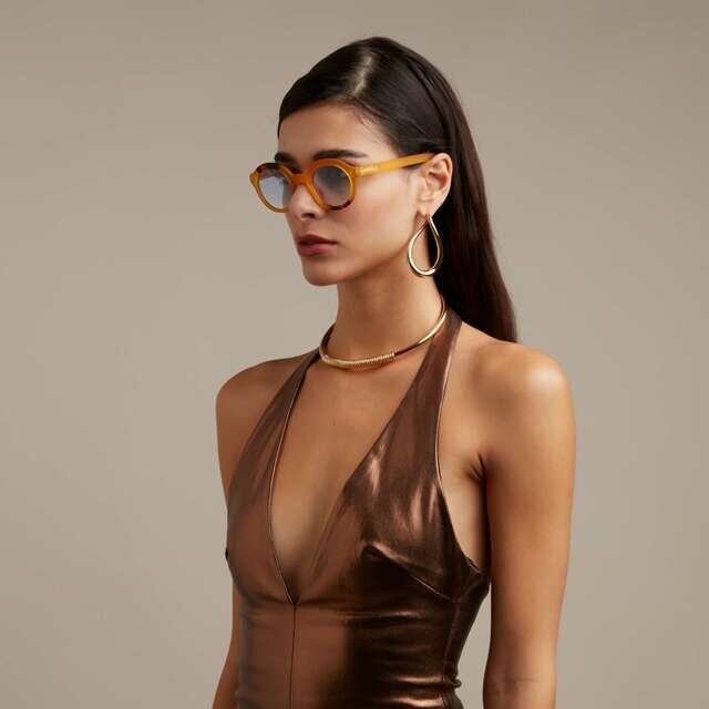 OKKIA Soleil Lauro Round jaune