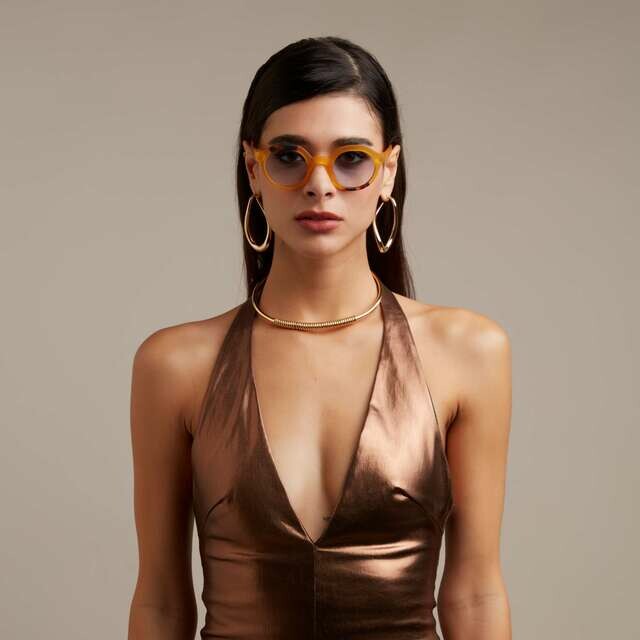 OKKIA Soleil Lauro Round jaune