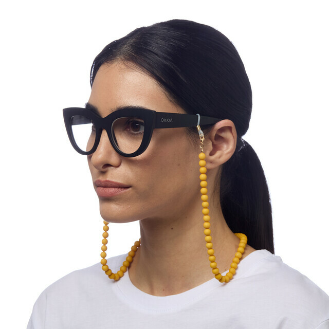 OKKIA Accessories Color chain  yellow
