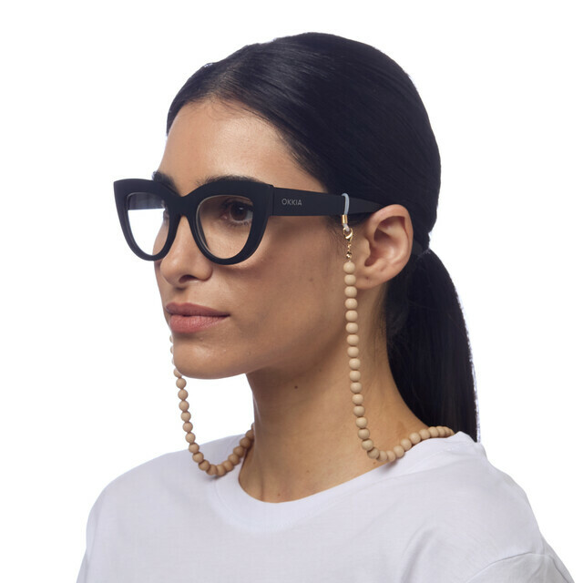 OKKIA Accessories Color chain  beige