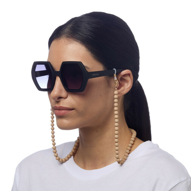 OKKIA Accessories Color chain  beige