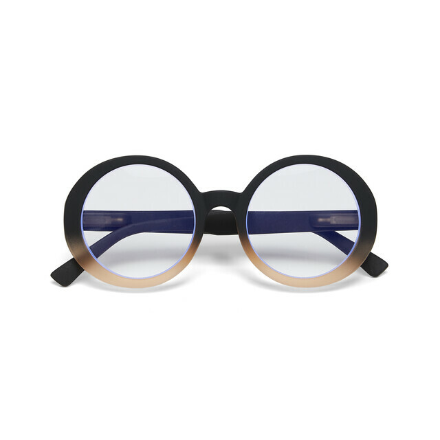 OKKIA Reading Laura reading Big Round black shaded rose