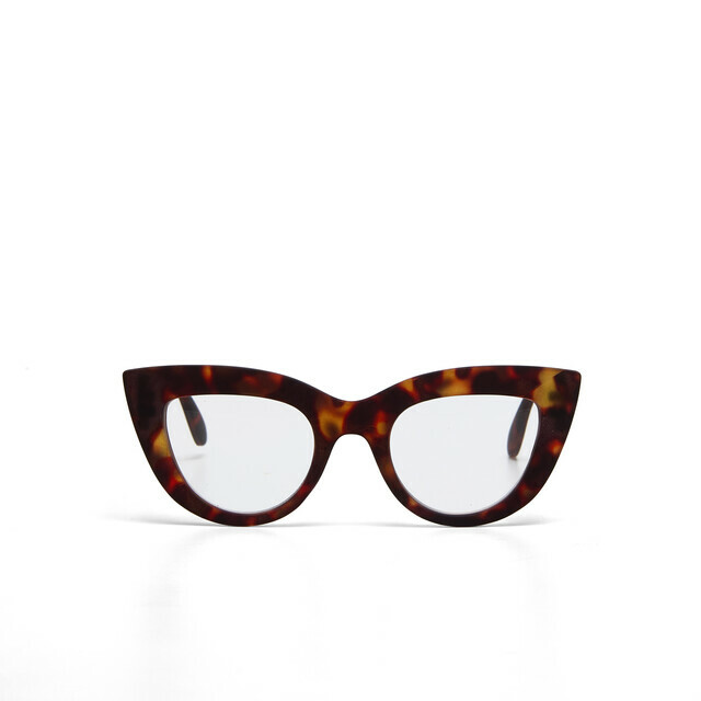 OKKIA Reading Claudia Big Cat Eye classic havana