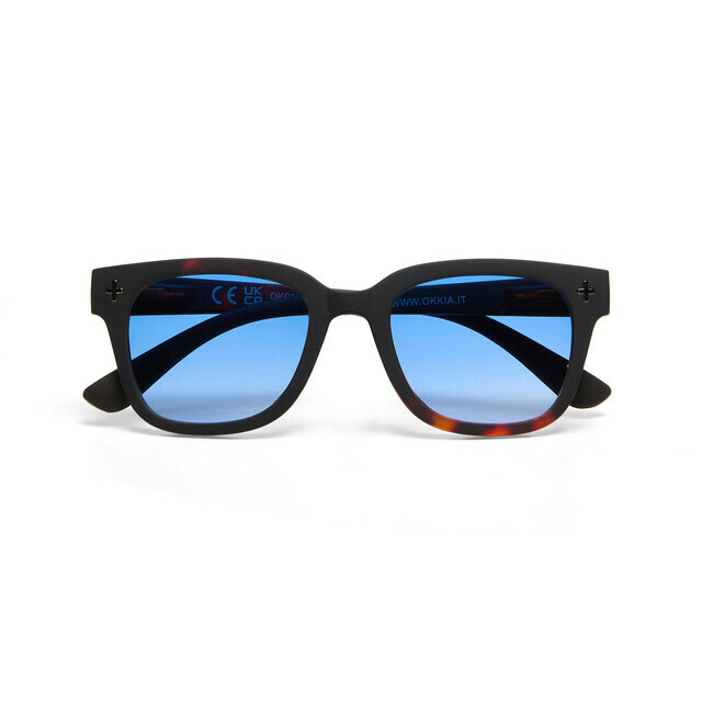 OKKIA Sol Giovanni   havana black (lentes azules)