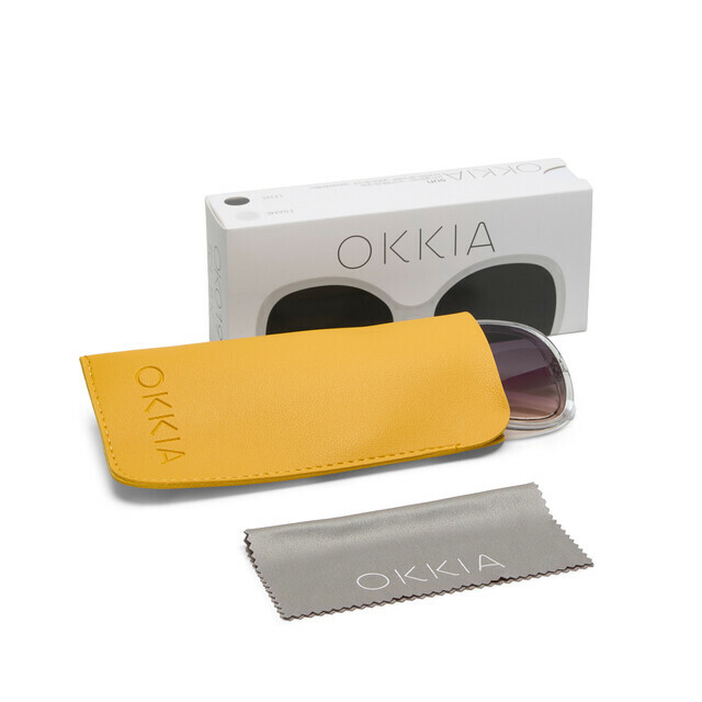 OKKIA Sun Anna   clear (black lenses)