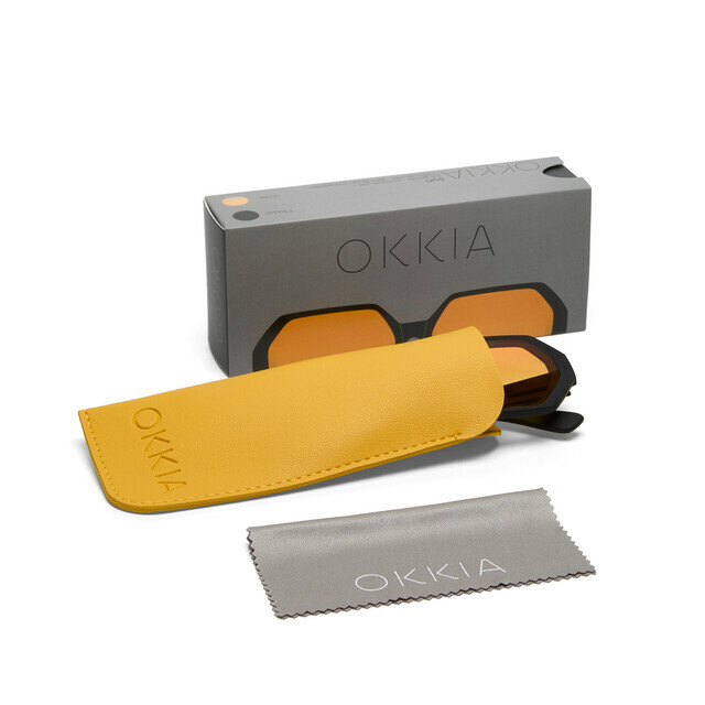 OKKIA Sole Andrea   nero (lenti gialle)