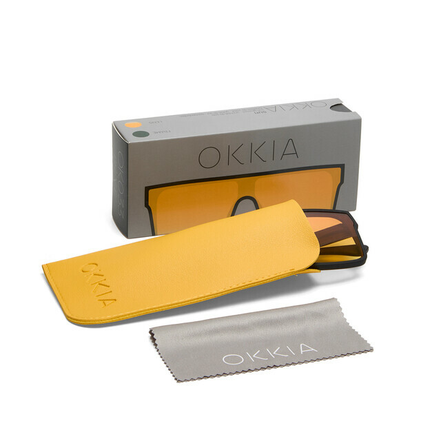 OKKIA Soleil Tokyo   noir (verres jaunes)