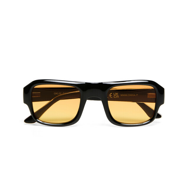 OKKIA Sole STROMBOLI OKKIA CLUB nero (lenti gialle)