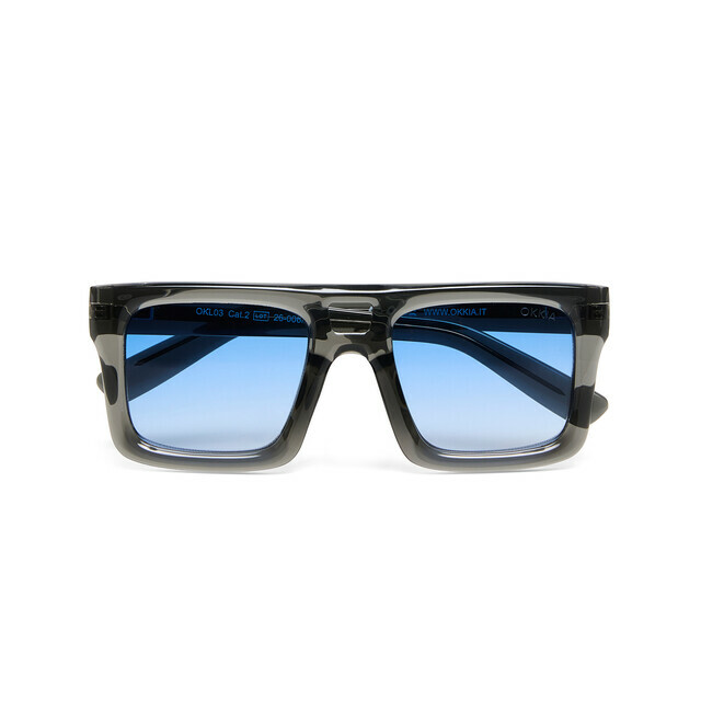 OKKIA Sole VULCANO OKKIA CLUB translucent smoke (lenti blu)