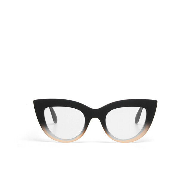 OKKIA Lectura Claudia Big Cat Eye black shaded rose