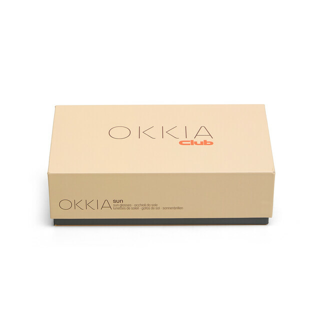 OKKIA Sole ALICUDI OKKIA CLUB translucent smoke (lenti blu)