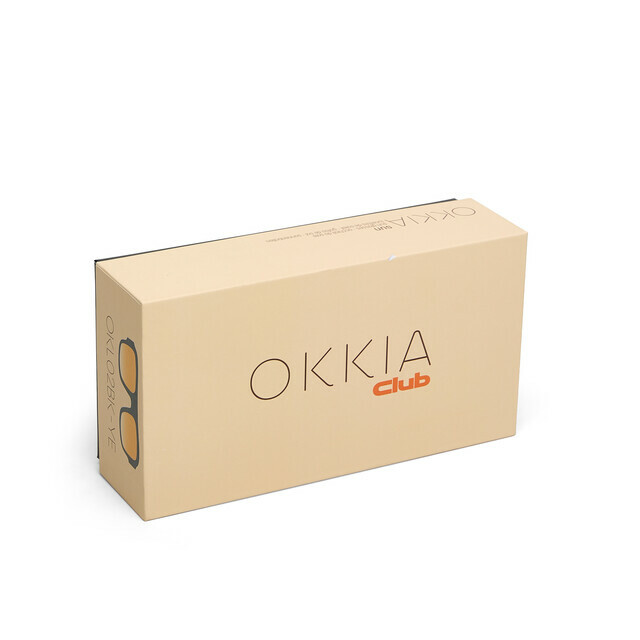 OKKIA Sole STROMBOLI OKKIA CLUB nero (lenti gialle)