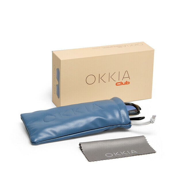 OKKIA Sole STROMBOLI OKKIA CLUB translucent smoke (lenti blu)