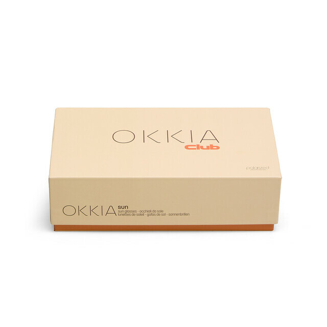 OKKIA Sole ISCHIA OKKIA CLUB jelly orange (lenti nere)