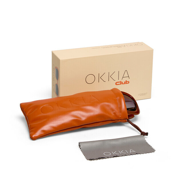 OKKIA Sole PROCIDA OKKIA CLUB jelly orange (lenti nere)
