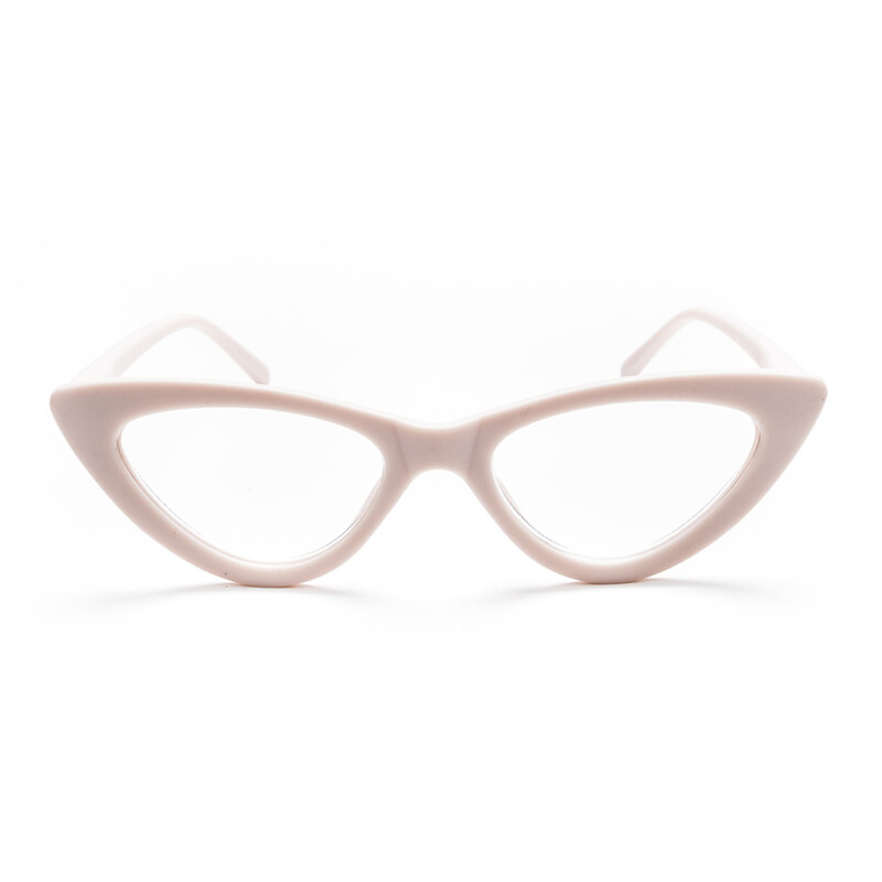 OKKIA Lectura Adriana Small Cat Eye Blanco susurro
