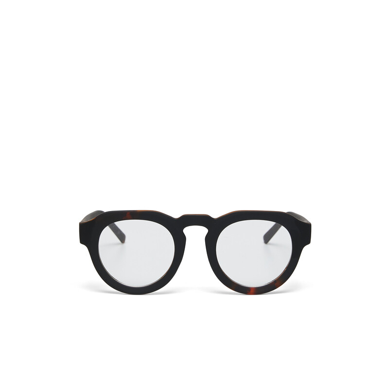 OKKIA Reading Zeno Round Havana Black (brown lenses)