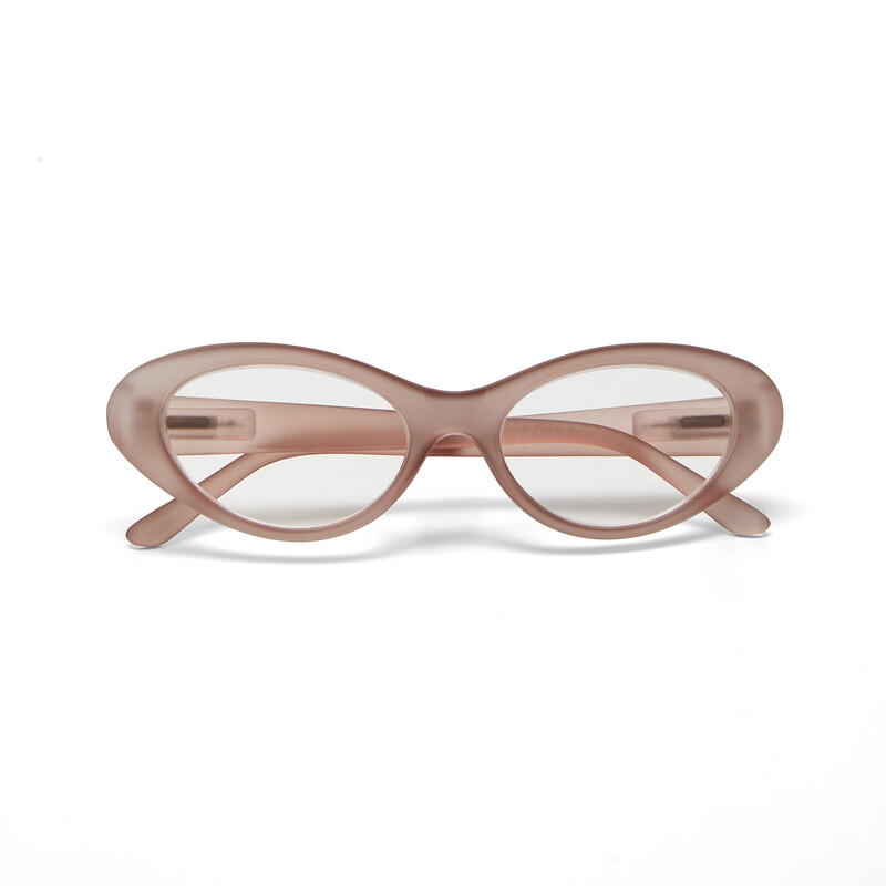 OKKIA Reading Lina Small Cat Eye Dust Pink