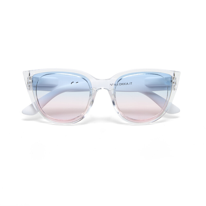 OKKIA Sol Silvia   Clear (lentes azules/rosas)