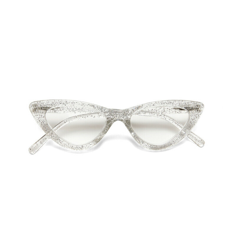 OKKIA Lectura Adriana Small Cat Eye Gris brillantina