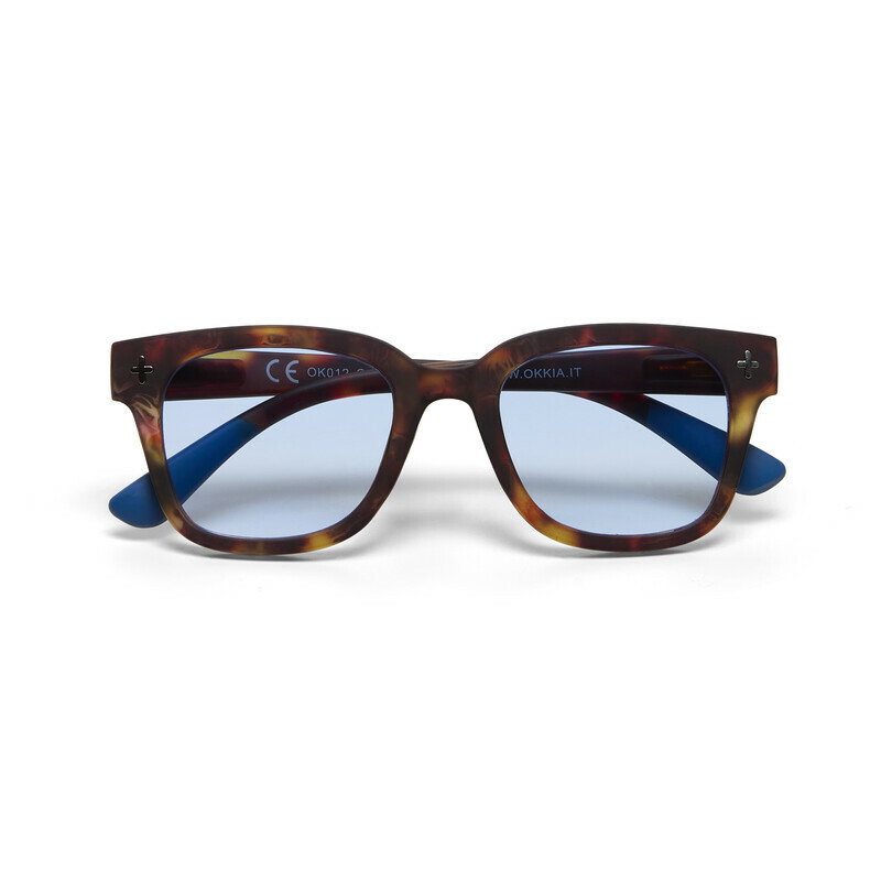 OKKIA Sol Giovanni   Habana Clásico y azul (lentes azules)