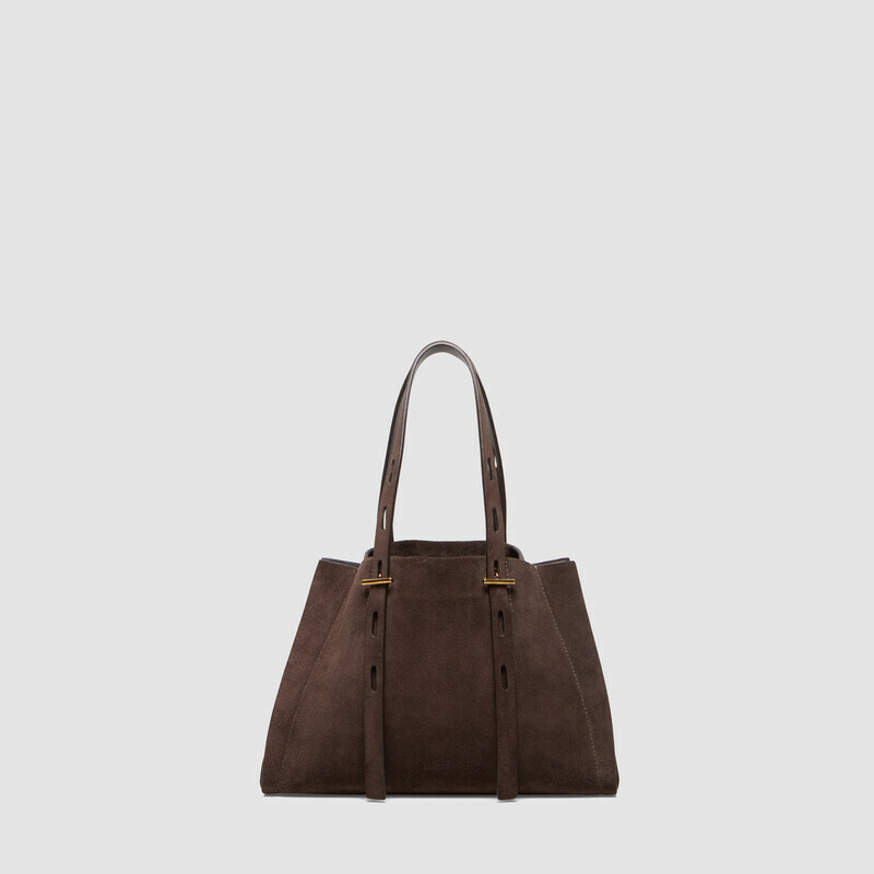 MINOBOSSI Borse PAULINA IN SUEDE   testa di moro