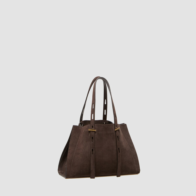 MINOBOSSI Borse PAULINA IN SUEDE   testa di moro