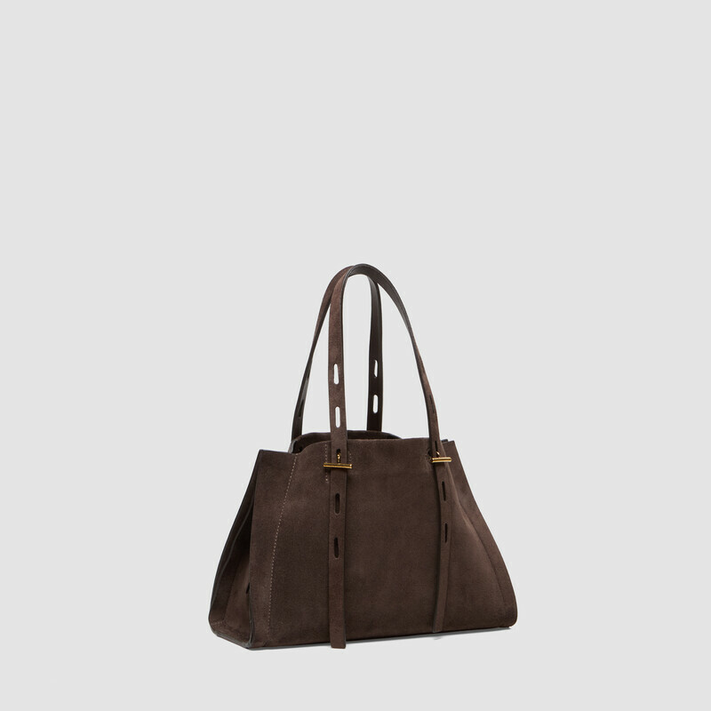 MINOBOSSI Borse PAULINA IN SUEDE   testa di moro