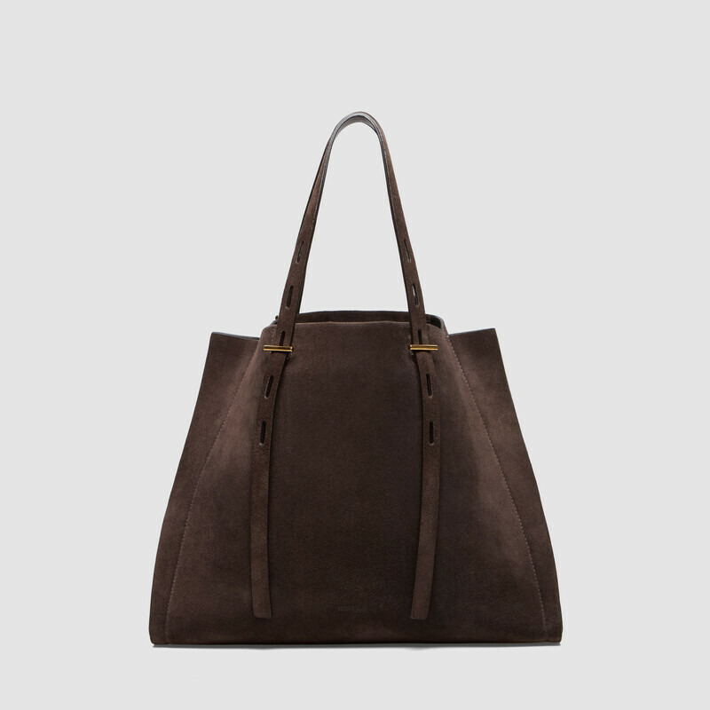 MINOBOSSI Borse PAULA IN SUEDE   testa di moro