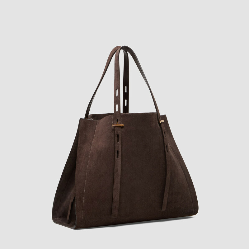 MINOBOSSI Borse PAULA IN SUEDE   testa di moro